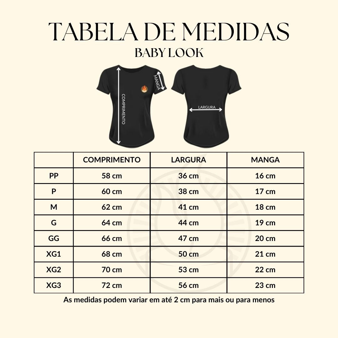 Baby Look Memento Mori - Preto