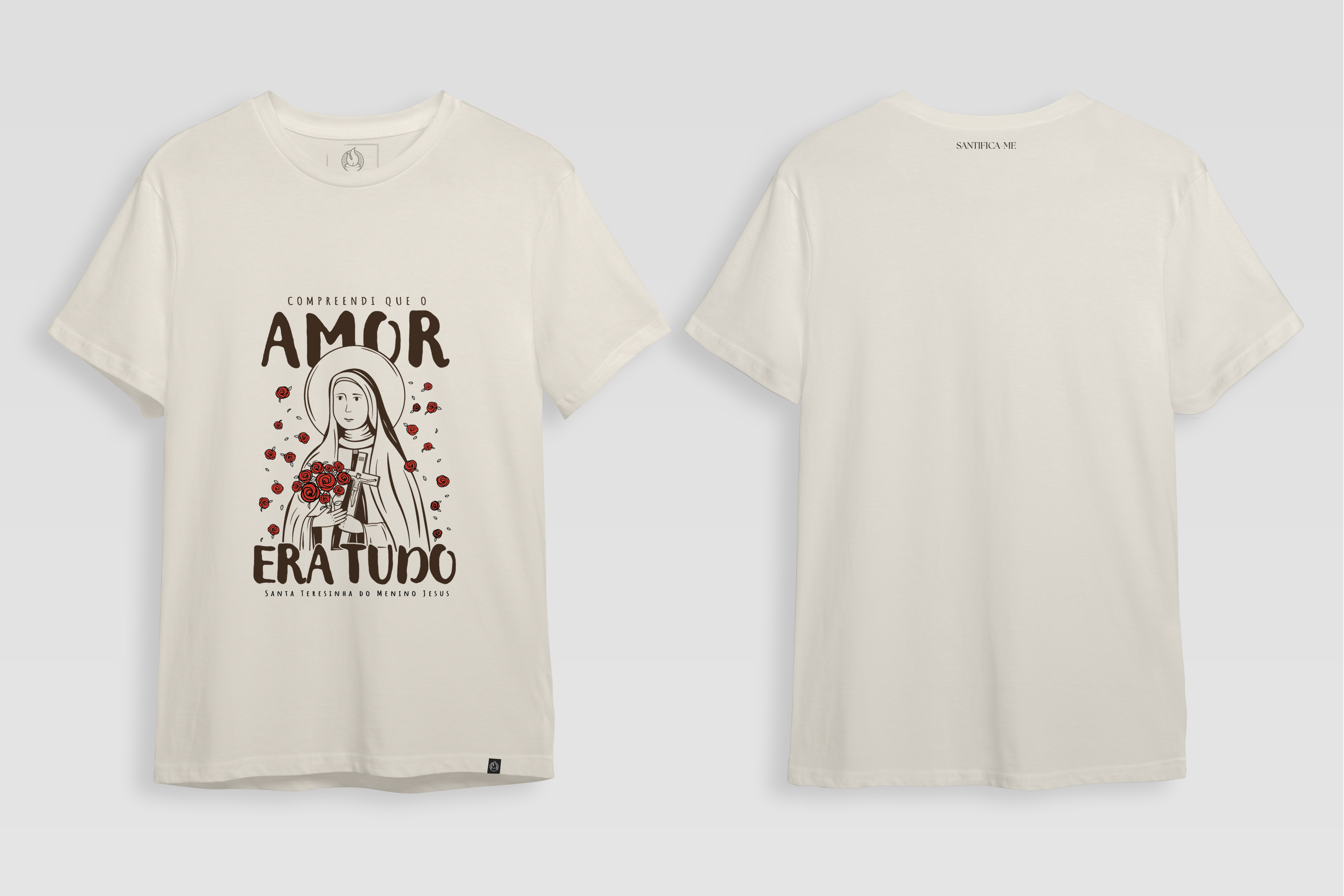 Camiseta Santa Teresinha - Off White