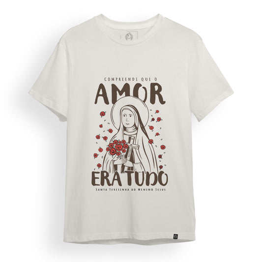 Camiseta Santa Teresinha - Off White
