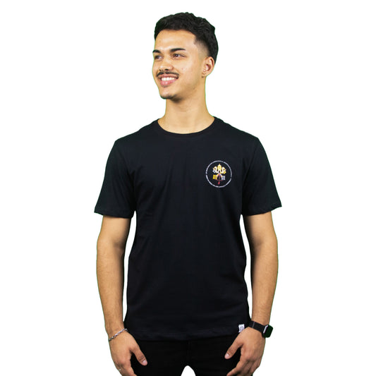 Camiseta Brasão do Vaticano - Preto