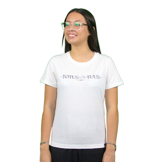 Baby Look Totus Tuus - Off-White