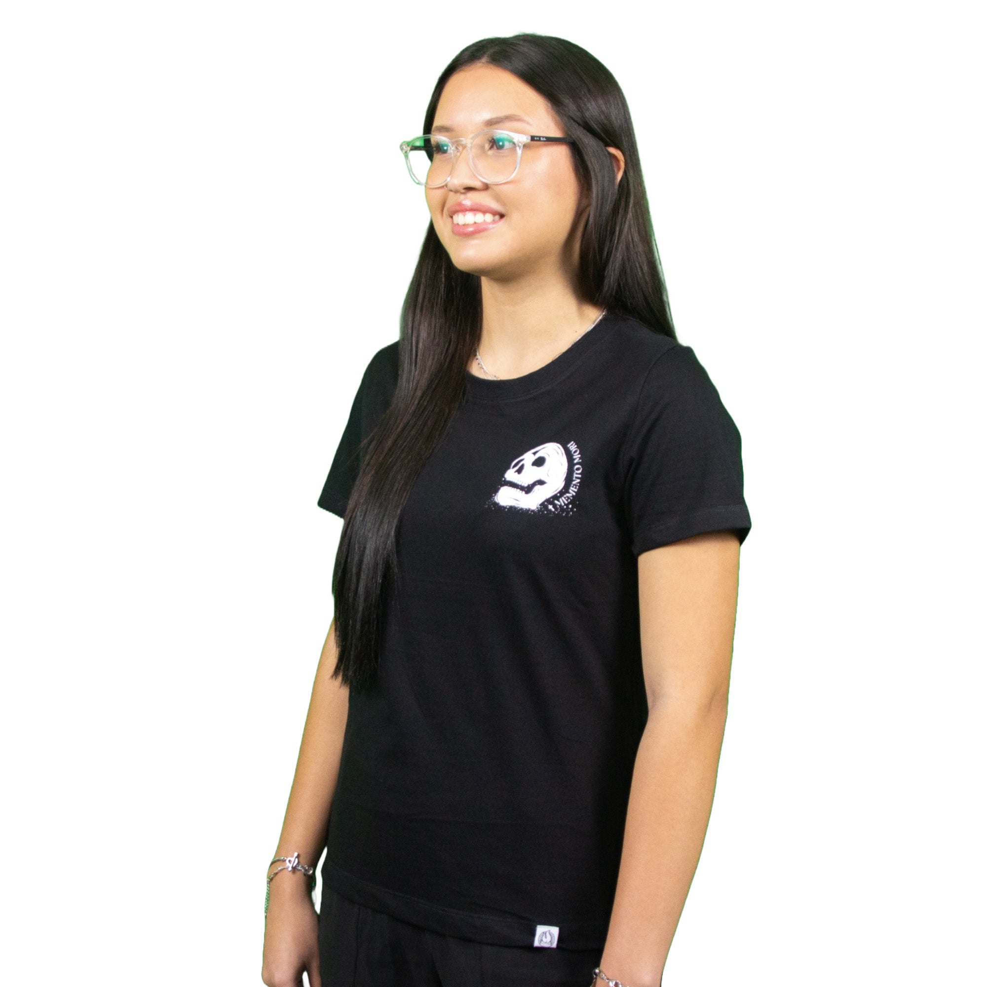 Baby Look Memento Mori - Preto